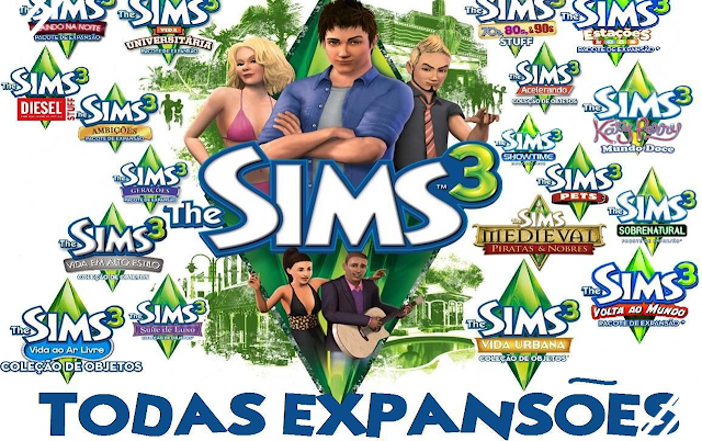 Download de todas as expansões do The Sims 3